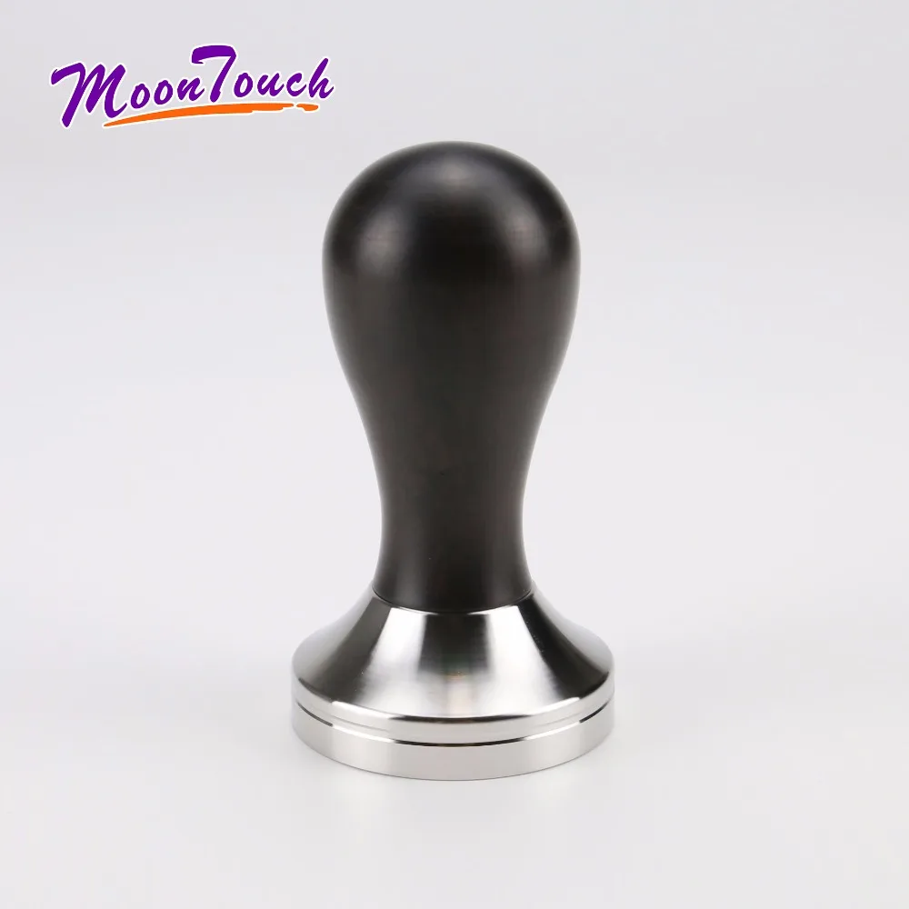 304 Stainless Steel African Black Wood Handle Coffee Tamper Powder Hammer 41/49/51/53/57/57.5/58/58.35mm Coffee Accessories 304 Stainless Steel African Black Wood Handle Coffee Tamper Powder Hammer 41/49/51/53/57/57.5/58/58.35mm Coffee Accessories