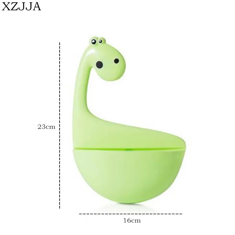 XZJJA креативный высококачественный держатель для зубных щеток с присоской динозавра аксессуары для ванной комнаты Органайзер коробка Кухонные гаджеты стеллаж для хранения