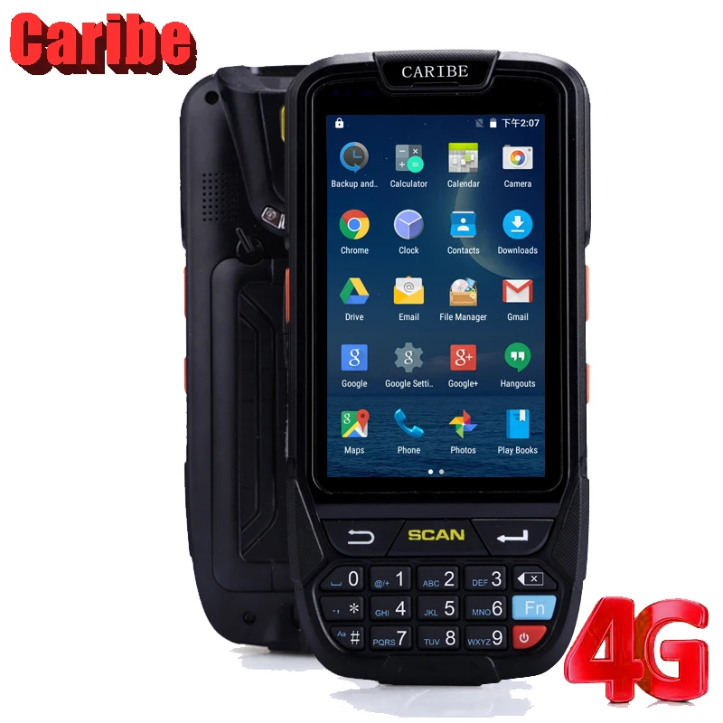 Caribe PL-40L الصناعية الروبوت PDA 1D الباركود ماسحة FDD-LTE 4 جرام مع 4 بوصة تعمل باللمس Caribe PL-40L الصناعية الروبوت PDA 1D الباركود ماسحة FDD-LTE 4 جرام مع 4 بوصة تعمل باللمس