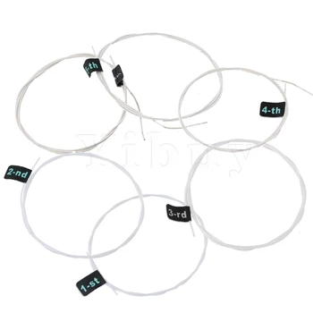 

Yibuy CGU90-N Silvered Copper & Nylon 6 String for Classical Acoustic Guitar Guilele