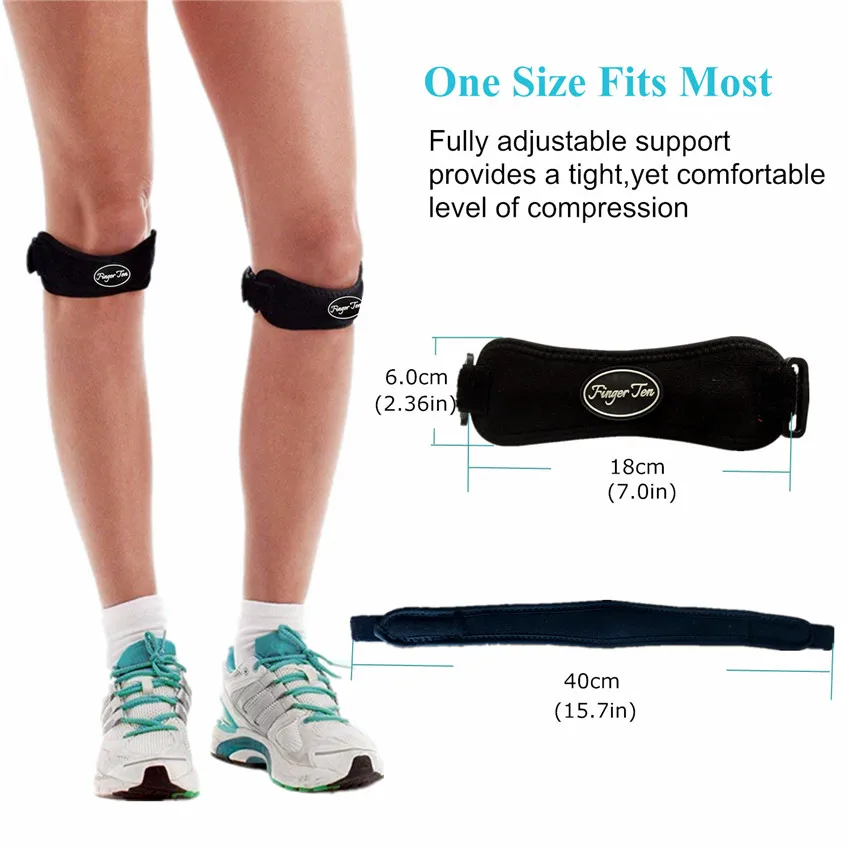 

Knee Brace Support Straps Bandage Support Breathable Adjustable Knee Brace Wrap Protector Safety Sports 1 Pc Leg Protection