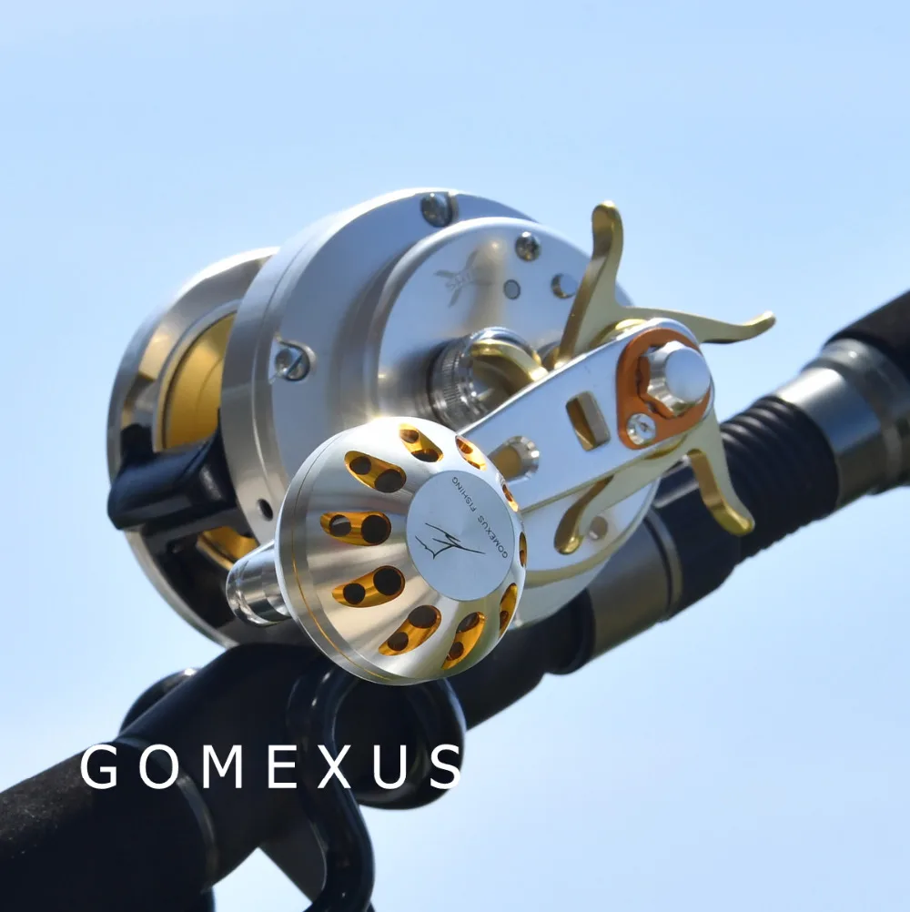 Gomexus Reel Power Handle For Abu Garcia Ambassadeur Daiwa Low Profile Baitcasting Reel 8*5mm Handle 75mm As Description