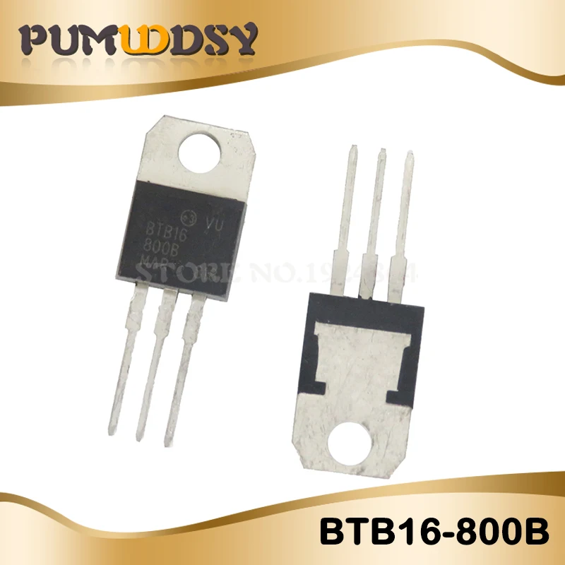 50 шт. Бесплатная доставка BTB16-800B BTB16-800 BTB016 Triacs 16 ампер 800 вольт до-220 Новый оригинал |