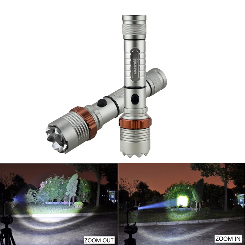 VastFire 850 Lm CREE XM-L T6 светодиодный с регулируемым фокусом и зумом светодиодный фонарик факел прожектор охота свет+ 16860 Батарея+ Зарядное устройство