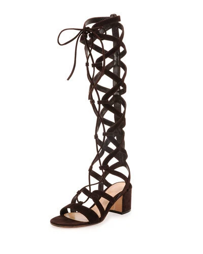 tall strappy sandals