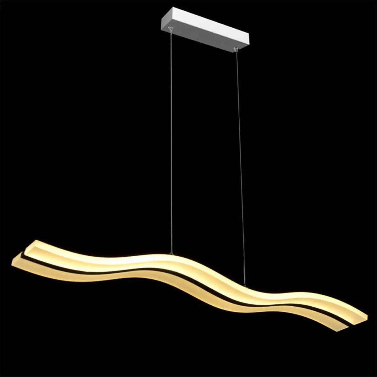 Best Modern Chandelier Wave LED Chandelier Light Stylish Decorative