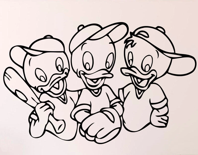 cheap Duck Tales Wall Sticker Cartoons Vinyl Decal Uncle Scrooge Nursery Home Interior Kids Children #039;s Room Art Graphics