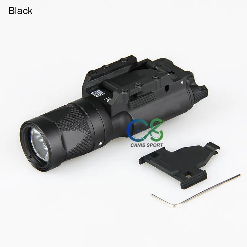 X300V Black TRIJICON тактический флэш-светильник X300V светодиодный пистолет оружейный светильник для охоты стрельбы gs15-0070 - Цвет: X300V Black