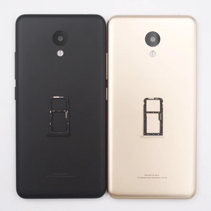 

BaanSam New Battery Door Back Cover Housing Case For MEIZU M5C M710H 5 Inch With Camera Lens+Power Volume Buttons+SIM Card Tray