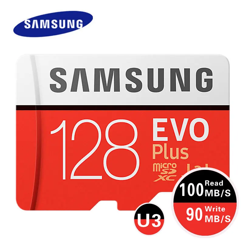 SAMSUNG Micro SD карта 32 Гб 64 Гб класс 10 карта памяти EVO+ EVO Plus MicroSD 128 ГБ 256 ГБ TF Карта SDXC cartao de memoria