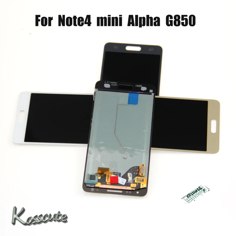 Для samsung Alpha G850 ЖК-дисплей для samsung Note 4 Mini Alpha G850 G850F G850M G850K ЖК-дисплей дигитайзер сборка
