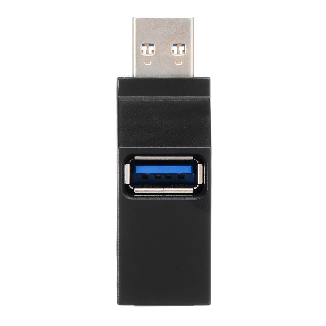 Universal Mini 3 Ports USB 3.0 Hub Hub High Speed Data Transfer Splitter Box Portable USB 3.0 Hub Adapter For PC Laptop MacBook
