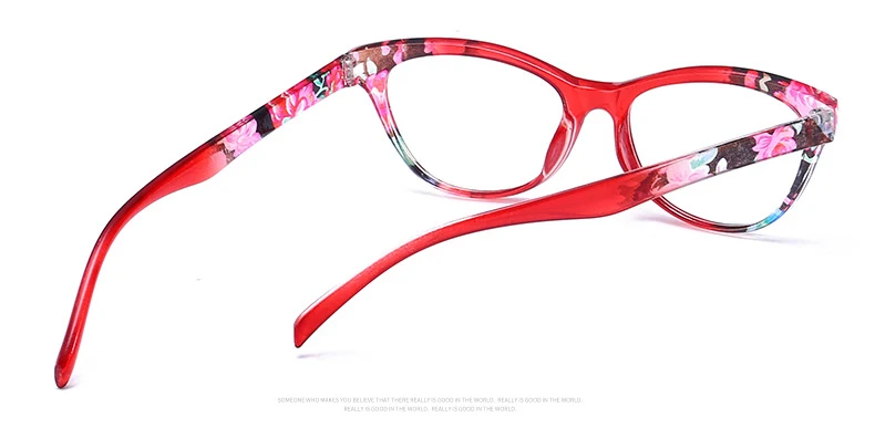 Rfove модные очки для чтения кошачий глаз женские ультралегкие Цветочные очки с узором оправа Очки для чтения, для пожилых людей-очки RX68
