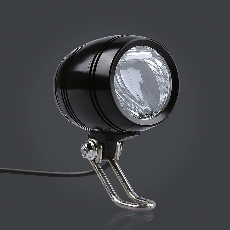

E-bike Headlight 5W Electric Bicycle Front Light Waterproof 6V - 80V 100LUX with Horn & Switch Aluminium Housing LED Bike Light