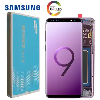 2960*1440 100% ORIGINAL LCD with Frame for SAMSUNG Galaxy S9 Plus Display S9+ G965F G965 Touch Screen Digitizer+Service Pack