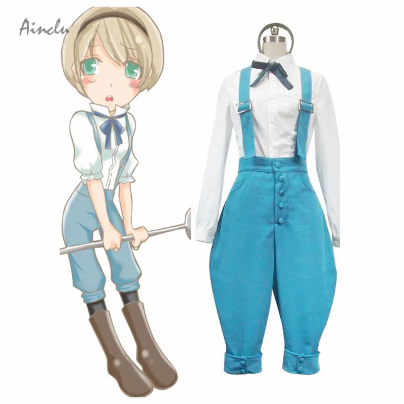 Ainclu Новый APH аниме Hetalia Axis Powers Украина Косплей Костюм Бесплатная доставка костюм
