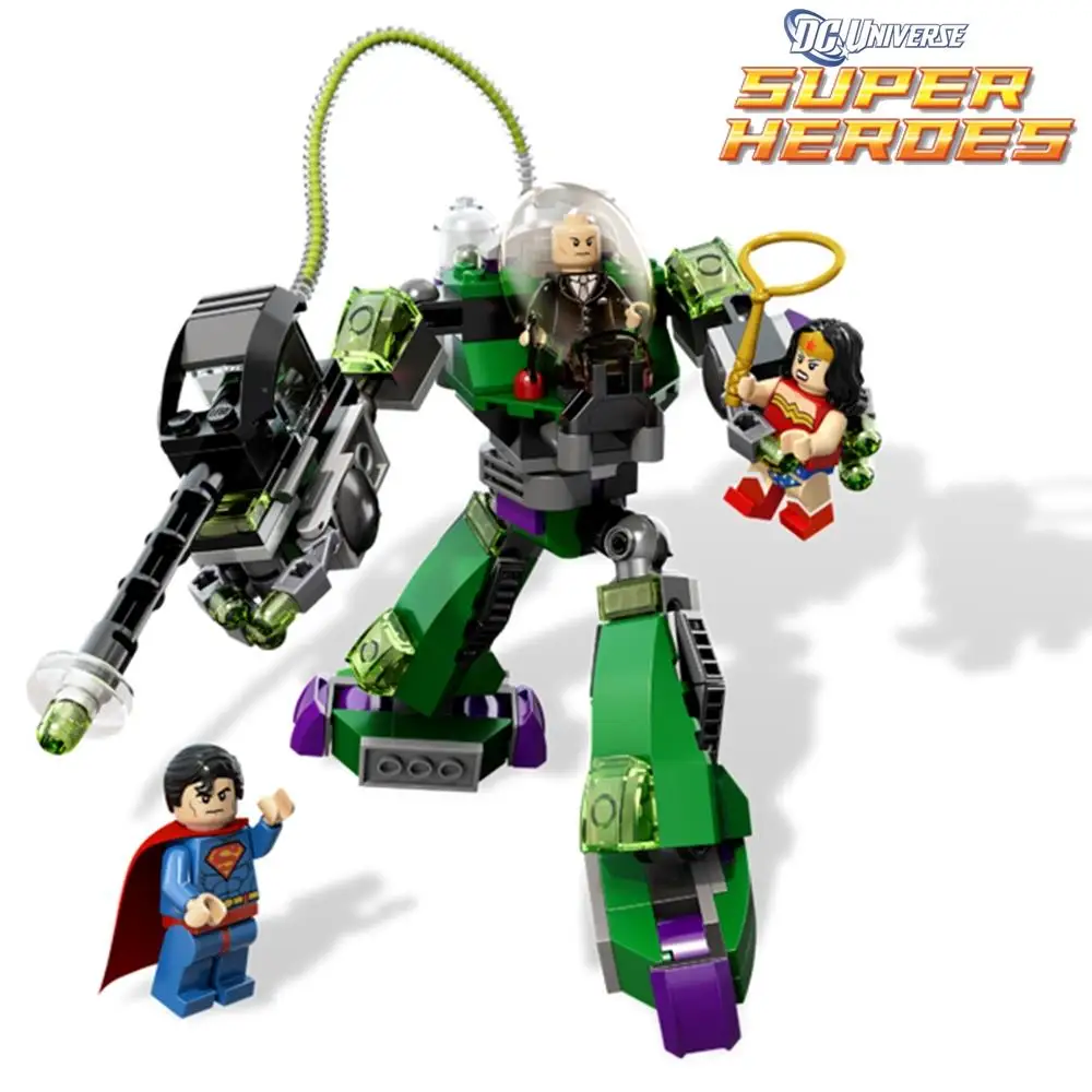 

Superman vs Power Armour Lex Wonder Woman Universe Set Building Bricks Blocks 6862 Compatible With Lego