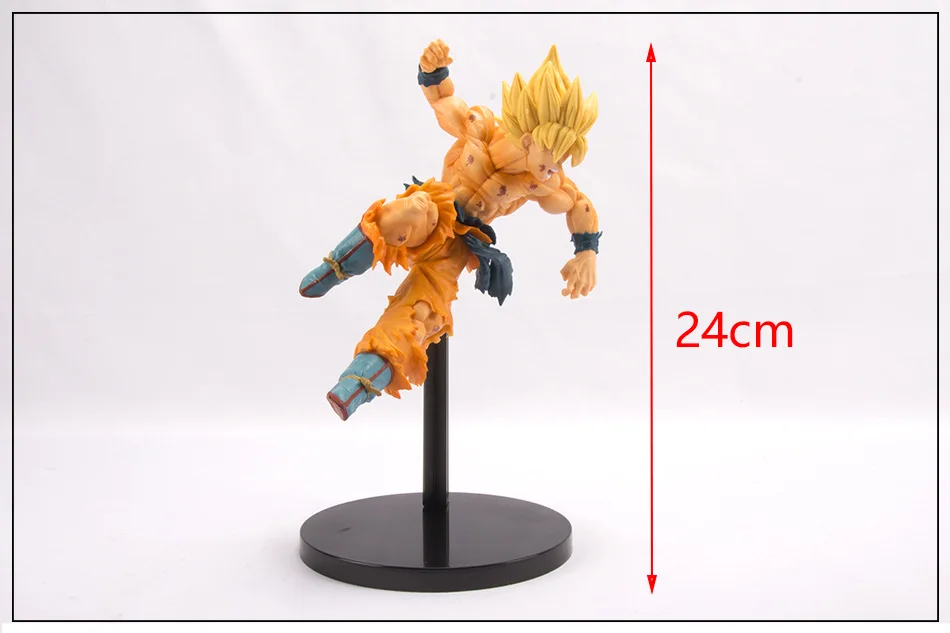 Аниме 24 см Dragon Ball Z Match Makers Super Saiyan Son Goku Gokou Kakarotto ПВХ фигурка Коллекционная модель