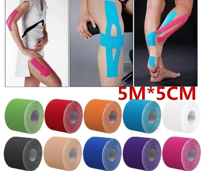 5m Muscle Tape Sports Tape Kinesiology Tape Cotton Elastic Adhesive