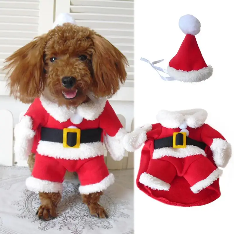 Pet Puppy Cat Dog Santa Claus Christmas Coat Costume Outfit Clothes Pet Puppy Cat Dog Santa Claus Christmas Coat Costume Outfit Clothes Apparela1-in Dog Sweaters from Home & Garden on Aliexpress.com | Alibaba Group - Pet Puppy Cat Dog Santa Claus Christmas Coat Costume Outfit Clothes