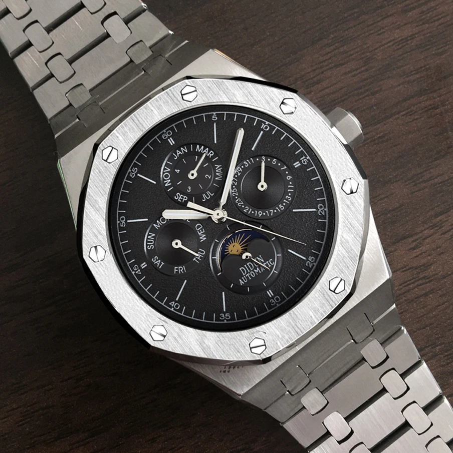 DIDUN الرجال ووتش الأعلى العلامة التجارية الفاخرة التلقائي ساعات آلية الرجال الفاخرة العلامة التجارية ووتش رجال الرياضة العسكرية ساعة اليد DIDUN الرجال ووتش الأعلى العلامة التجارية الفاخرة التلقائي ساعات آلية الرجال الفاخرة العلامة التجارية ووتش رجال الرياضة العسكرية ساعة اليد