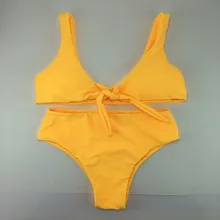 Комплект бикини Лето Купальники для малышек biquini Для женщин пикантные пляжные купальный костюм Push Up бразильские Плавки бикини Maillot De Bain