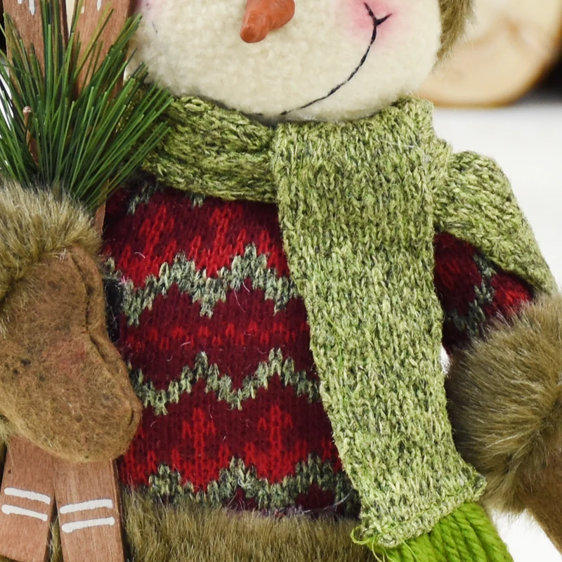 Рождественское украшение для елки, статуэтки Санта Клауса, снеговика, стоячие игрушки, рождественские куклы для дома, украшение, подарок на год, натальный