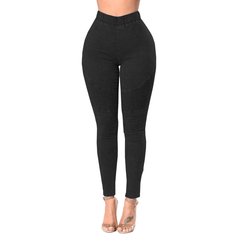 JAYCOSIN  2019 Women High Waist Stretch Hose Jeans Leggings Skinny Slim Fitness Pants Trousers 19JAN21