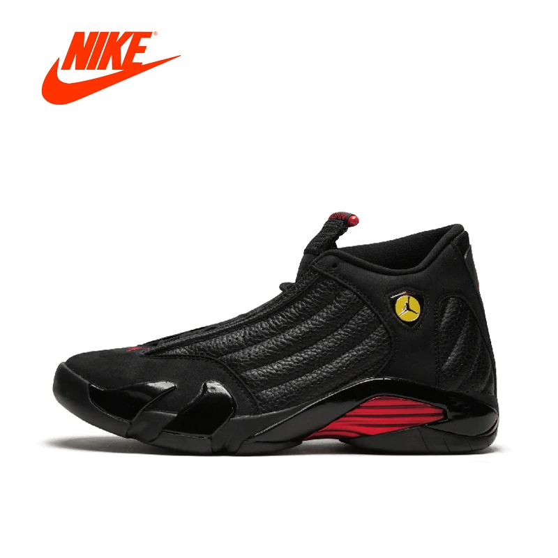 

Original New Arrival Authentic NIKE Air Jordan 14 Retro Men's Basketball Shoes Sport Outdoor Sneakers Good Quality 487471-003