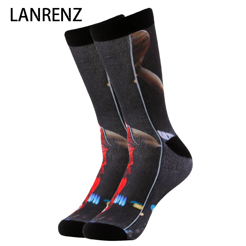 

2019 All-Star series printing 33 Men and women fashion Funny socks 3d printed socks 200 knitting oil painting compression sock