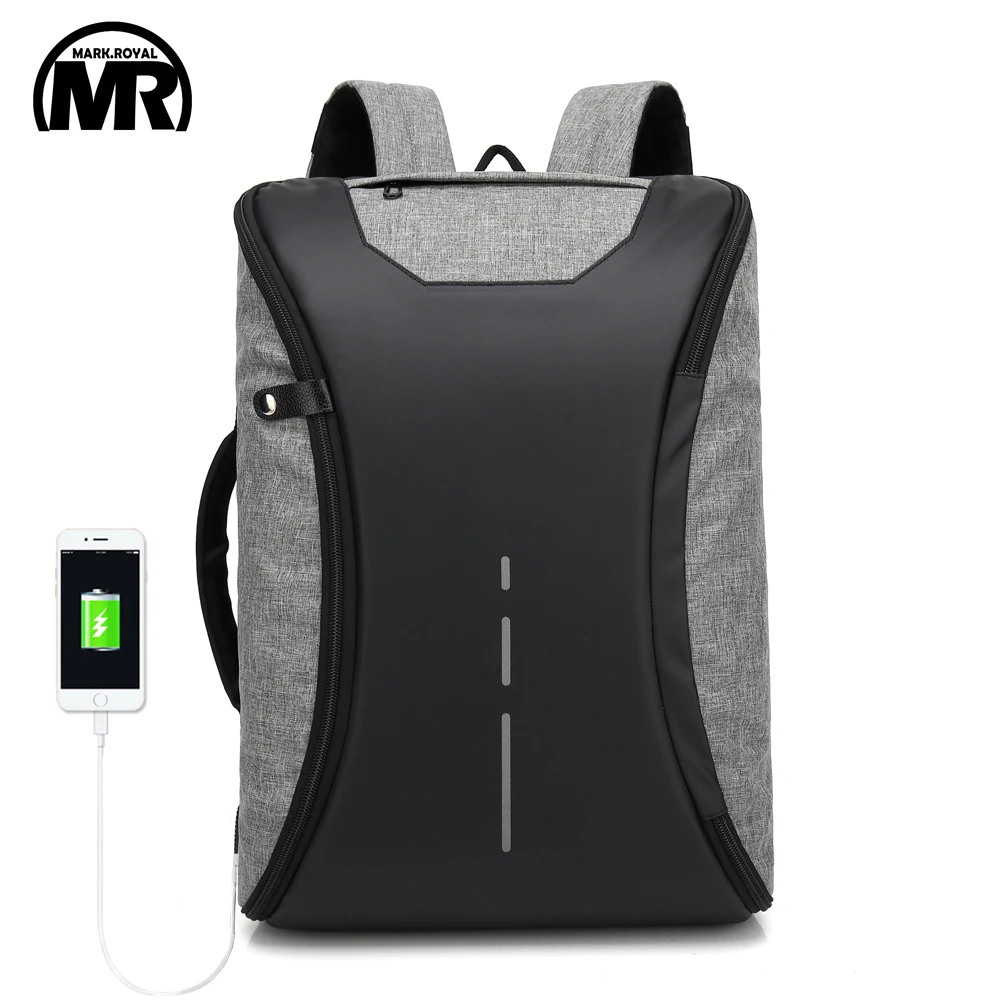 

MARKROYAL Waterproof 15.6 Inch Laptop Backpack Anti Theft USB Recharging Urban Male Mochila Men Travel School Bag For Teenager