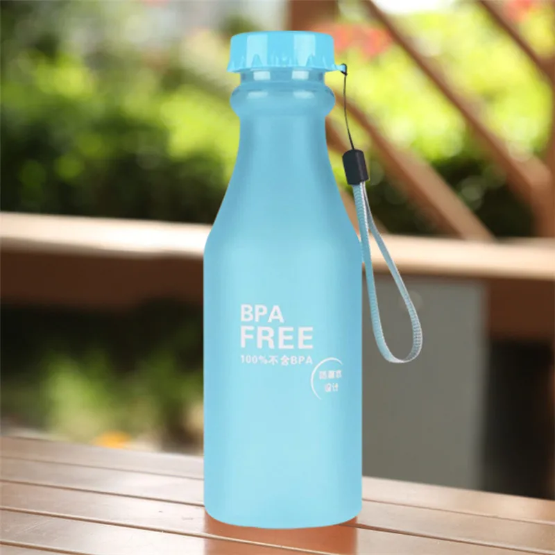 

VOGVIGO Style High Quality Portable 550ml Unbreakable Plastic Sports Water Bottle Portable Leak-proof BPA Free Water Bottle35-40