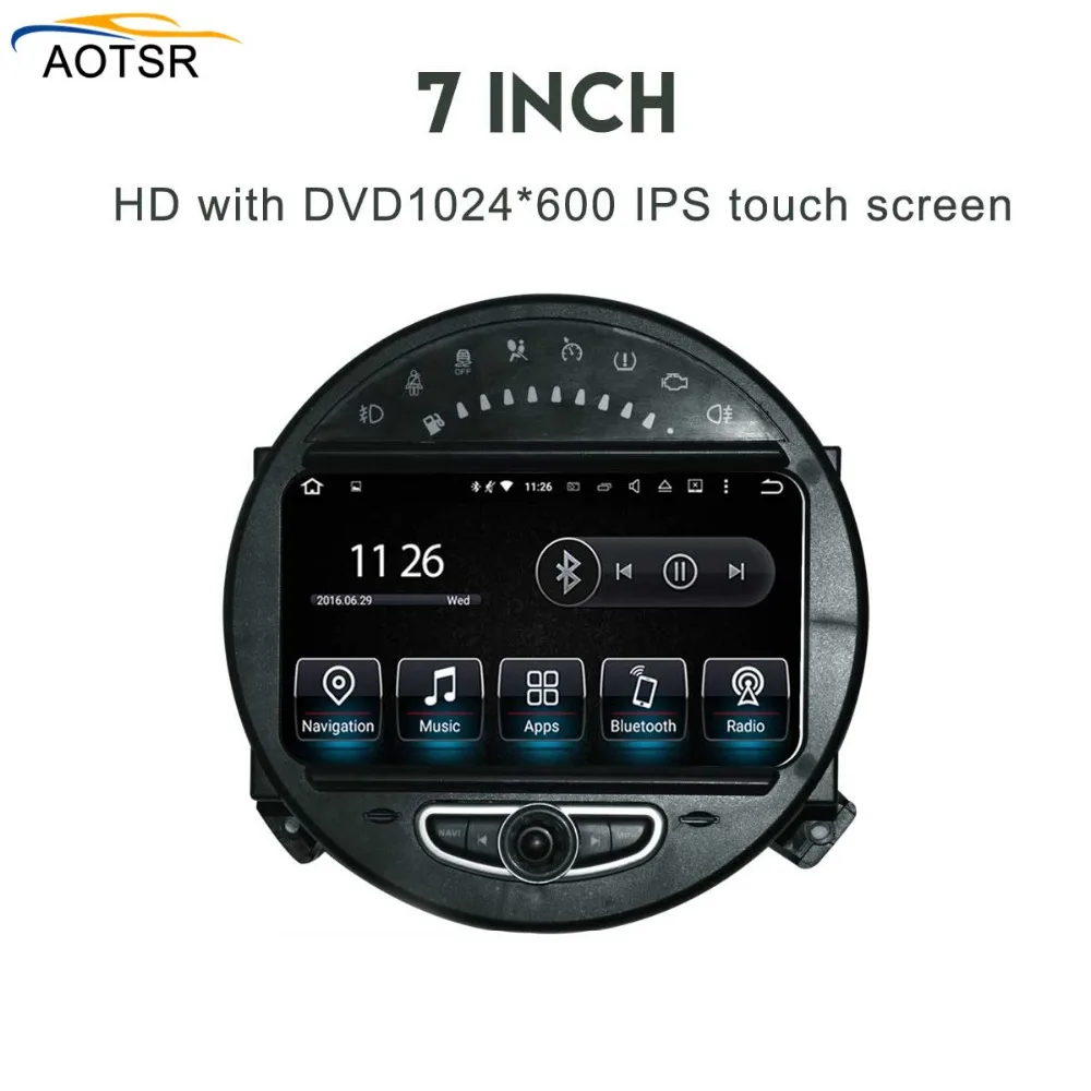 Android 8 0 автомобильный мультимедийный плеер NAVI для BMW Mini 2006 2013 с автомобильным DVD