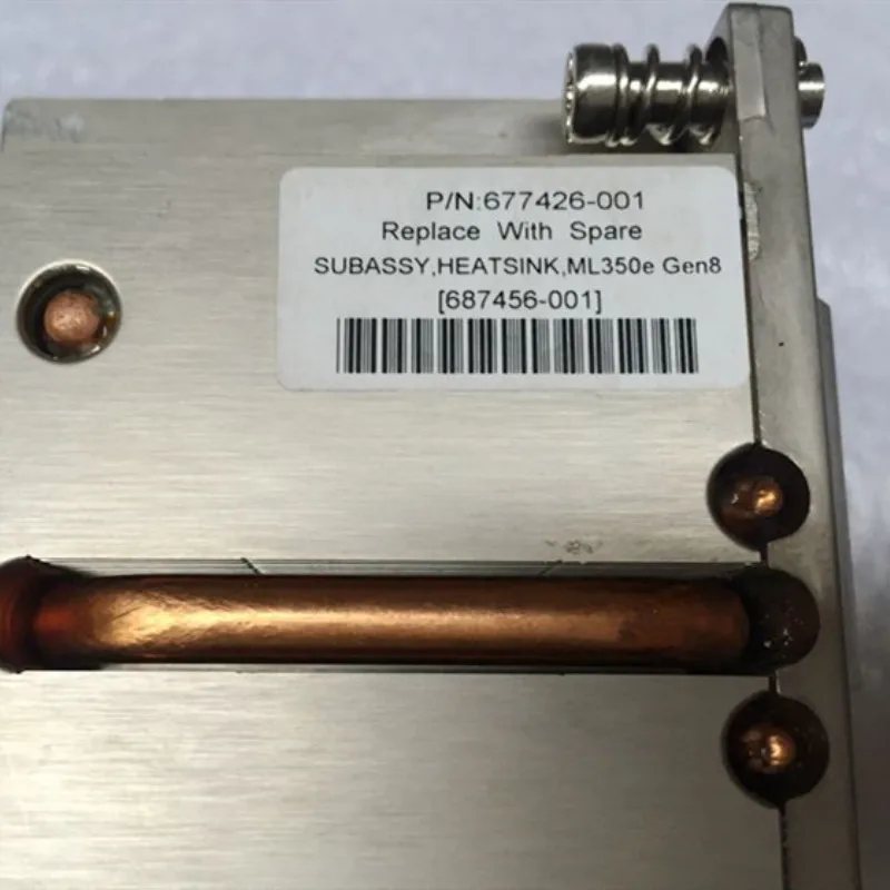 

677426-001 687456-001 Server heatsink for ML350e Gen8 v1 v2 CPU Processor cooler 677426-001 687456-001 for ML350e Gen8 heatsink