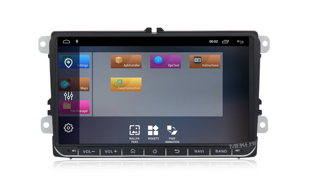 Best 9" Android 9.1 2+32G Car GPS Navigation for VW Volkswagen SKODA GOLF 5 Golf 6 POLO PASSAT B5 B6 JETTA TIGUAN dvd player BT RDS 19