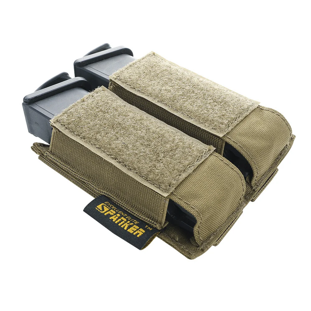 Cena Znakomity ELITE SPANKER Tactical pistolet Molle etui na magazynek wojskowy Glock podwójny klip woreczek Paintball akcesoria do gier