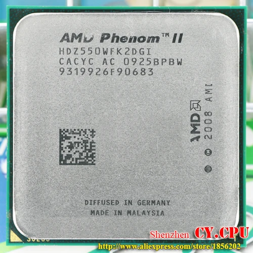 Процессор AMD Phenom II X2 550 процессор двухъядерный(3,1 ГГц/6 м/80 Вт/2000 ГГц) разъем am3 am2+ 938 pin X2 560