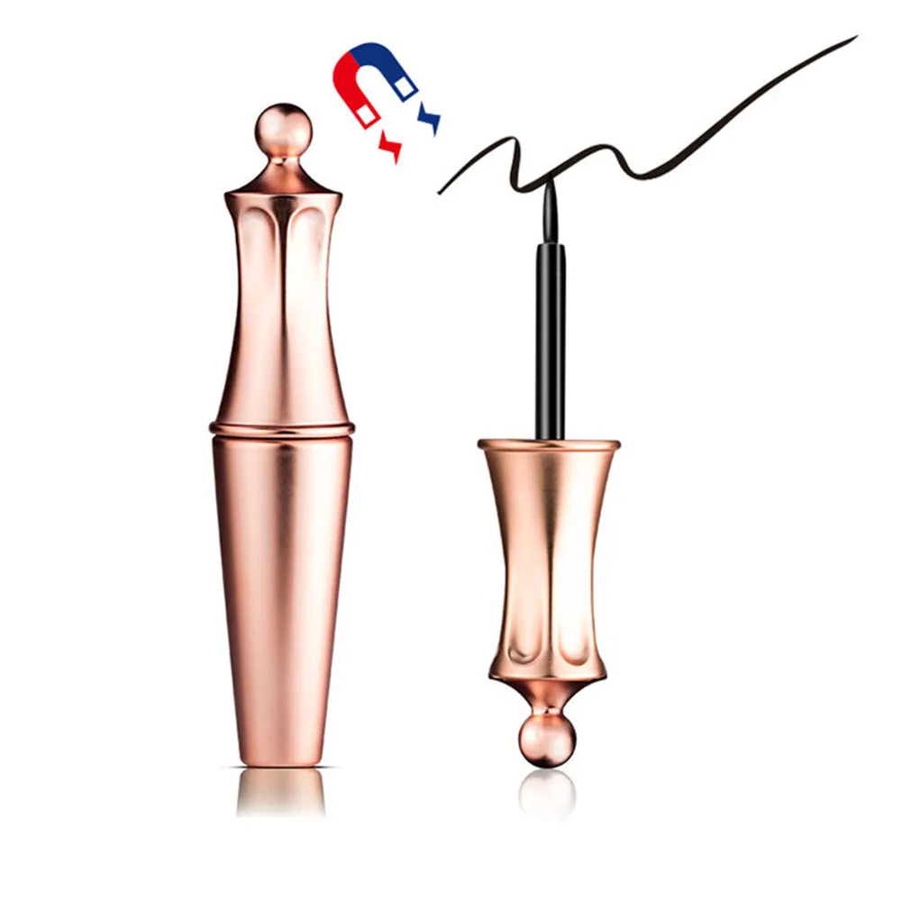 

1set 3 Type Waterproof Liquid Eyeliner & Magnetic False Eyelashes & Tweezer Set Long Lasting Eyeliner False Eyelashes