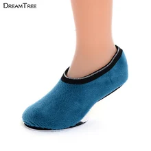 Dream Tree Slipper Socks Solid Style Suitable Women Man And Kids Home Indoor Floor Slipper Shoes Anti-slip Floor Slipper Socks