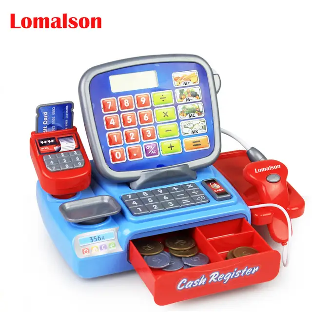 Online Mini Ping Grocer Supermarket Cash Register Toy Mini Ping Grocer Supermarket Cash Register Toy Simulation Furniture Checkout Pretend Play House