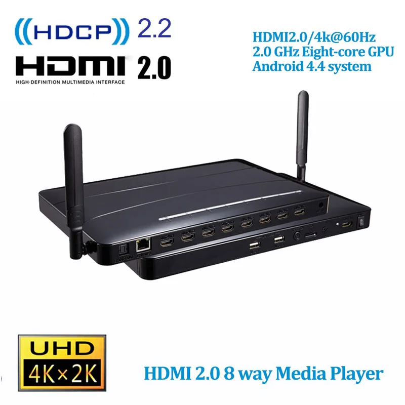HDMI Media Player Android 4.4 system streaming media 1 HDMI input 8