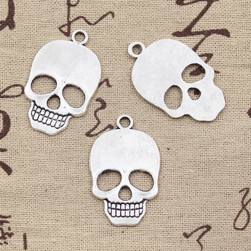8 шт. подвески в виде черепа 35x22 мм|charms skull|skull charmscharms jewelry making |
