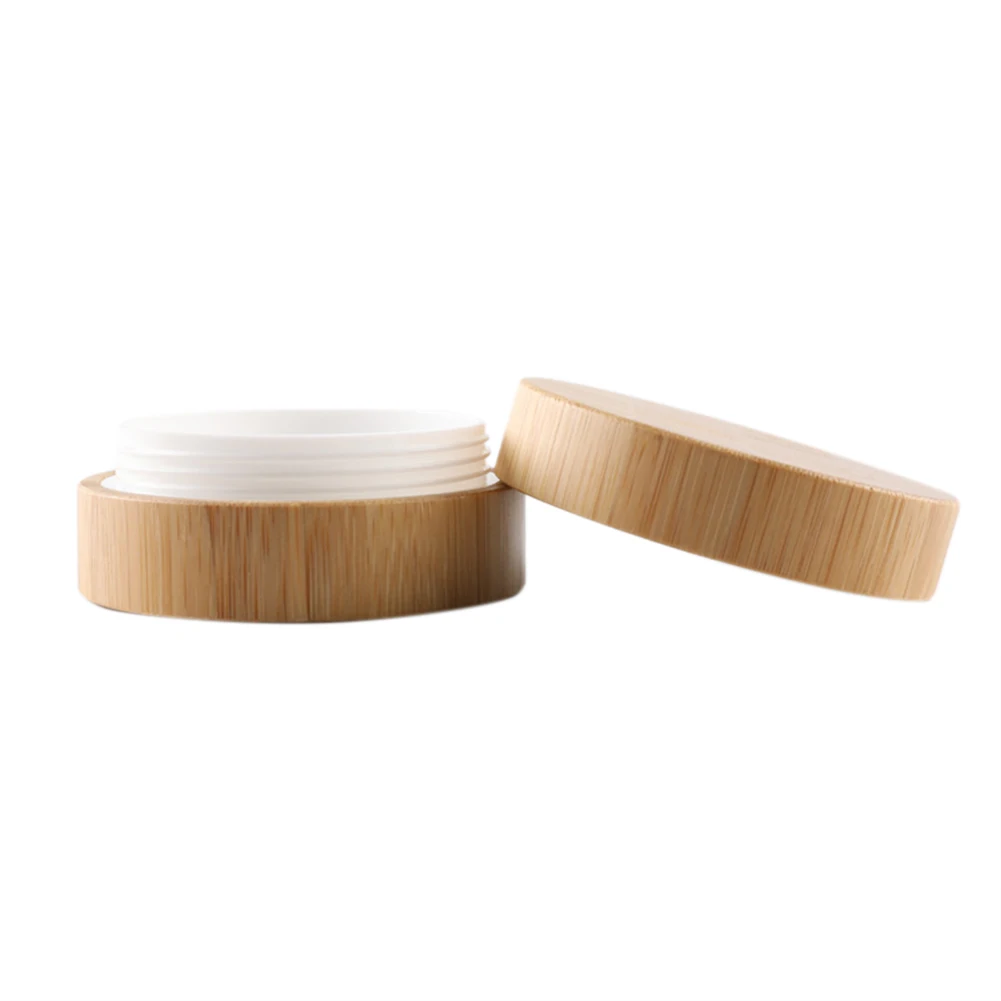 30 г/50 г портативный DIY бамбуковый деревянный Небьющийся Пустой Крем многоразовый контейнер для крема для лица и косметики