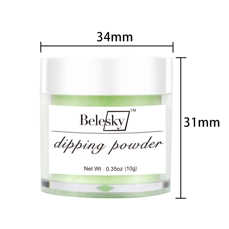 Порошок для ногтей BELESKY Dipping 10 г 2019 новейший натуральный сухой чистый цвет