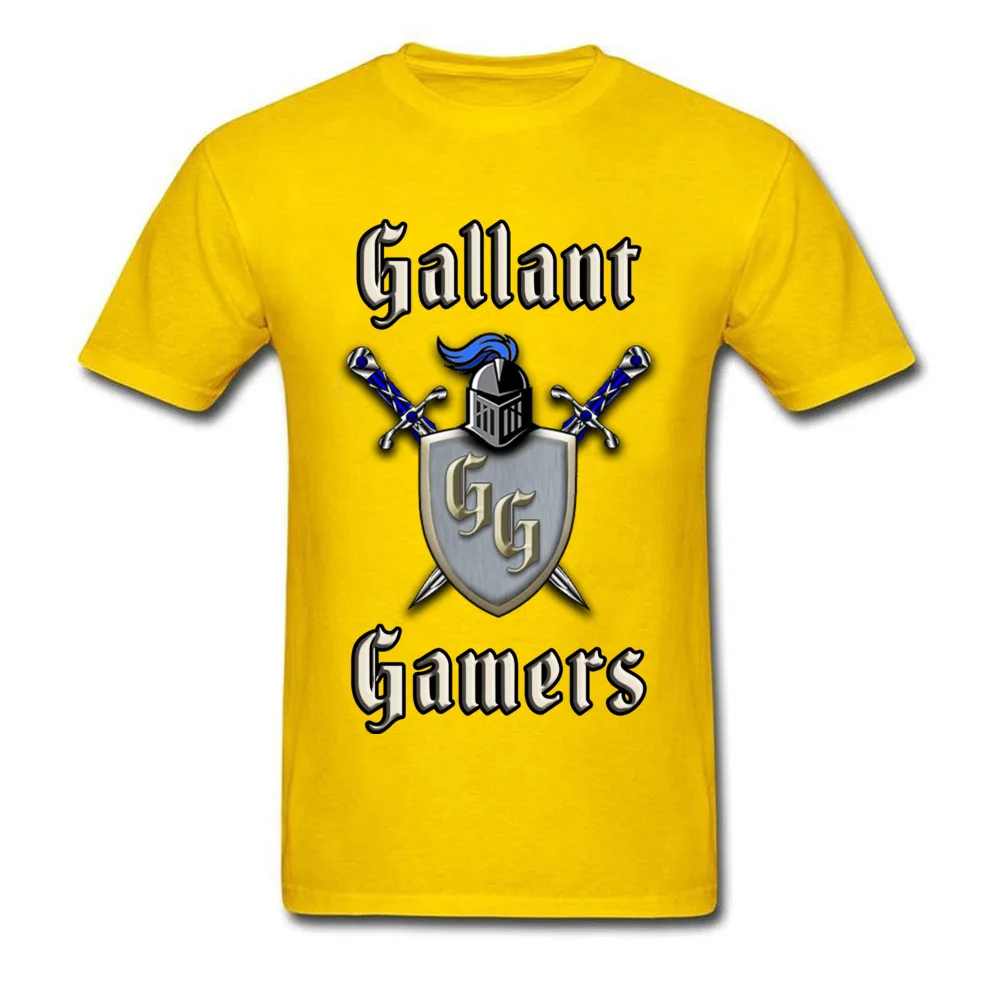 GG Logo Shirt O-Neck T Shirt Summer T Shirt Short Sleeve Hot Sale 100% Cotton Casual T-Shirt Funny Men Top Quality GG Logo Shirt yellow