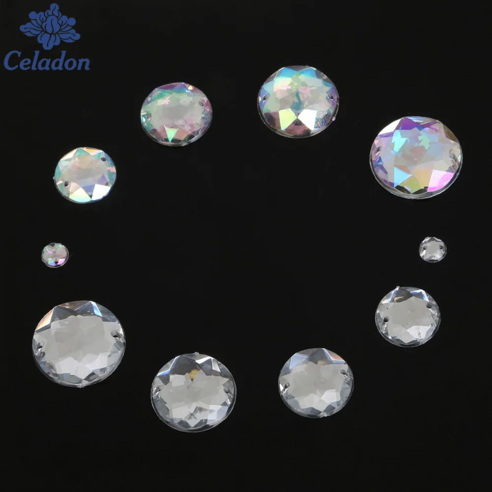 20 200 шт. акриловые стразы с кристаллами 2 отверстия|crystal sew on|crystal on rhinestonessew rhinestone |