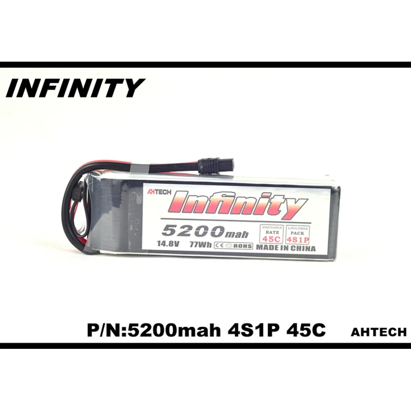 

Infinity 5200mah 45C 4S1P lipo battery for FPV drones airplace RC models