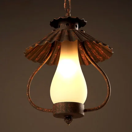Loft Pendant Lamp Creative Vintage Pendant Light Iron Pendant Lights Personality Lotus Industrial Style Pendant Lighting