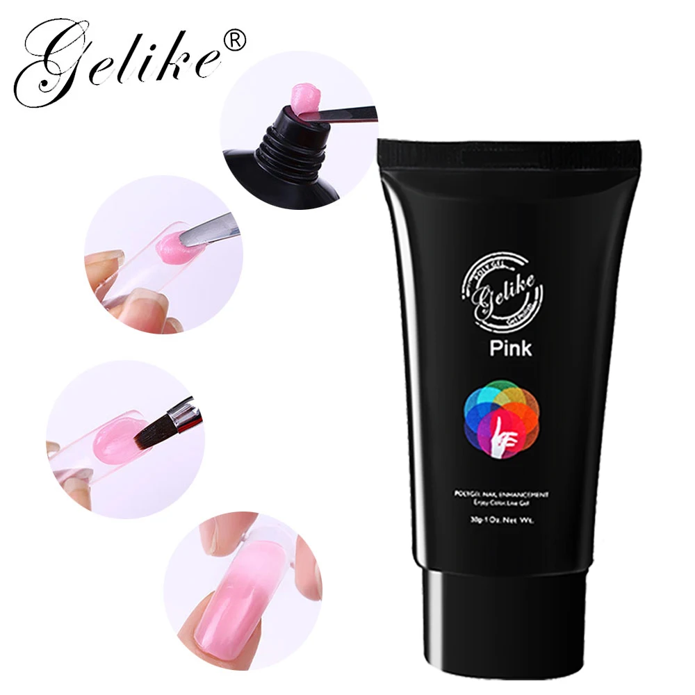 Poly Gel Nail Polish Acrylic Nails Art Lacquer Gel Varnish Salon Use Uv