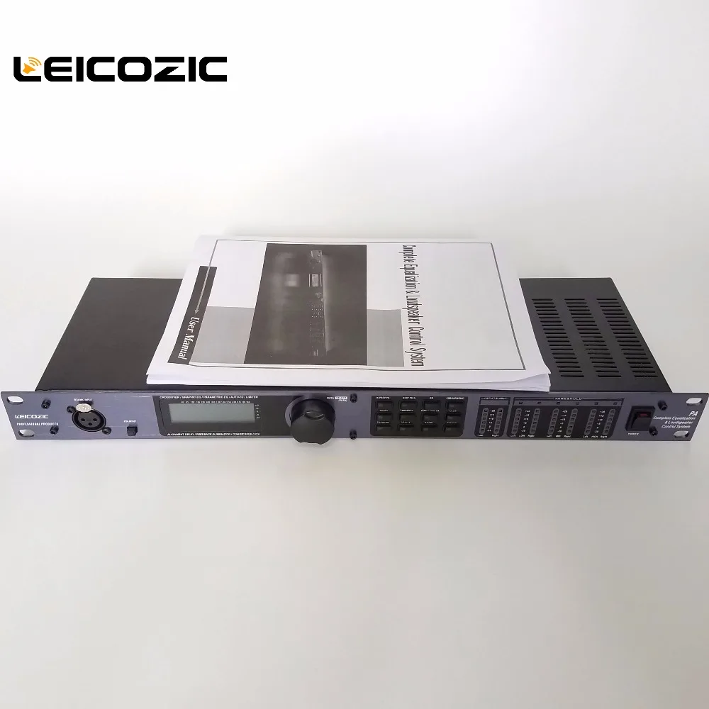 Leicozic PA 2in6out driver rack procesador audio